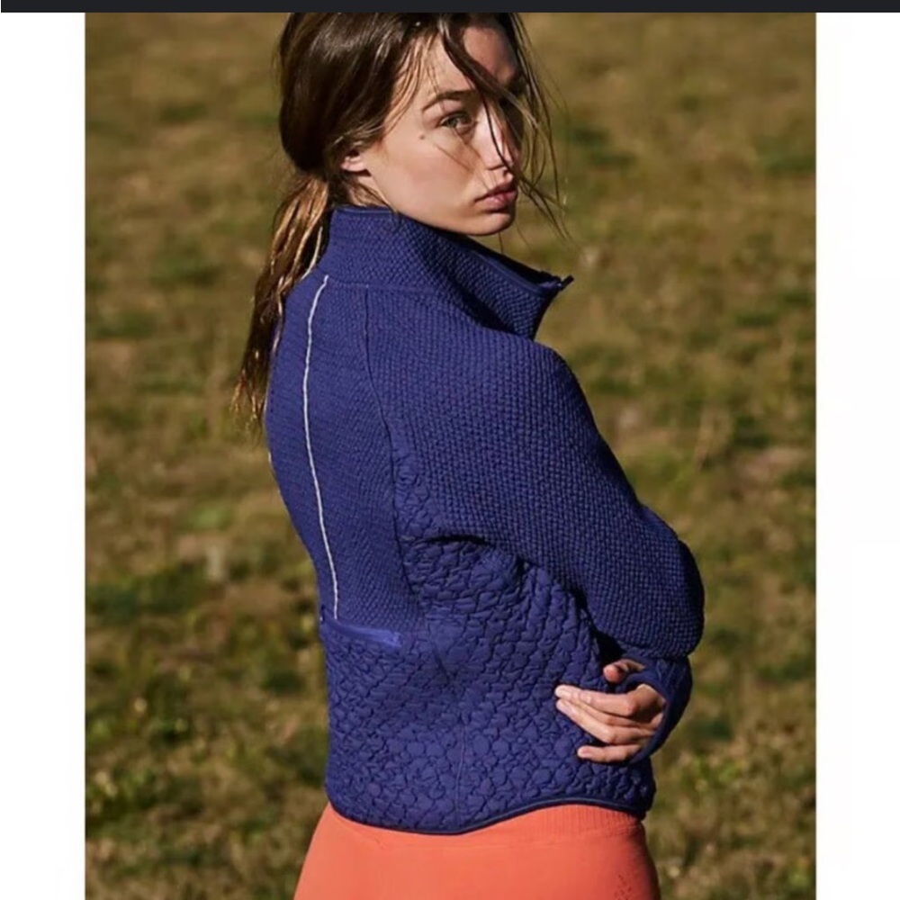 Free People Movement Women's Blue Jacket